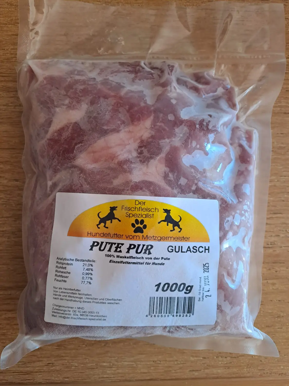 Fleisch von Scheidhauer s Hundeglück 