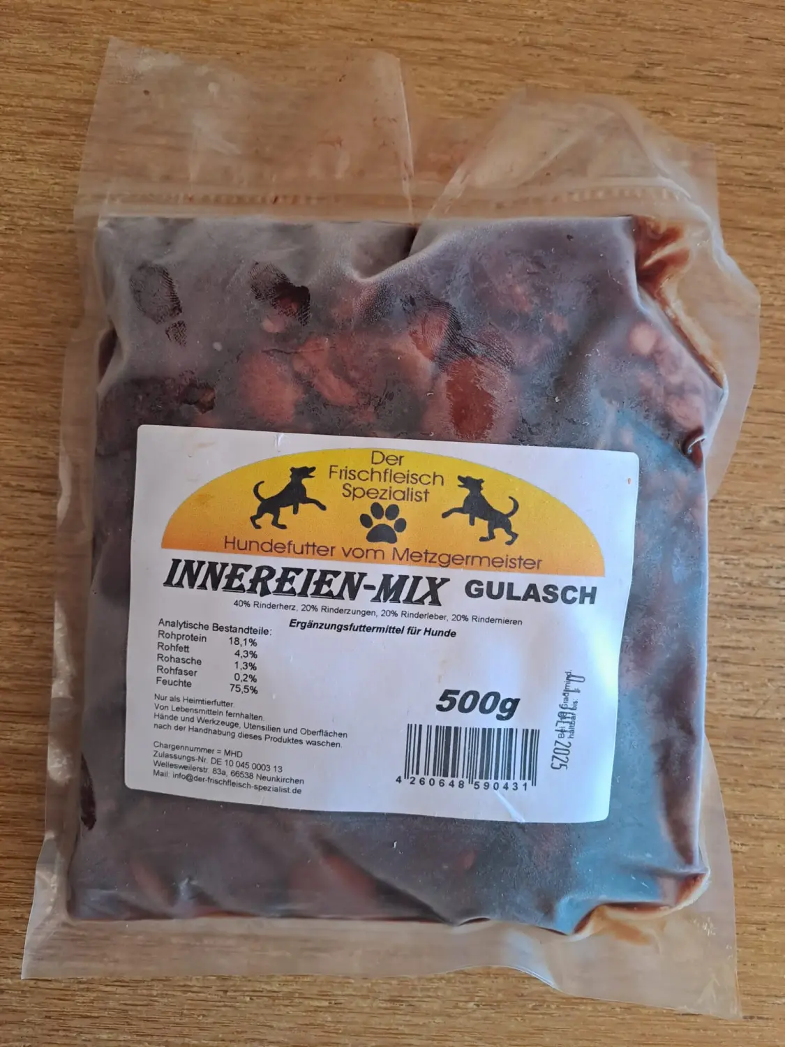Fleisch von Scheidhauer s Hundeglück 