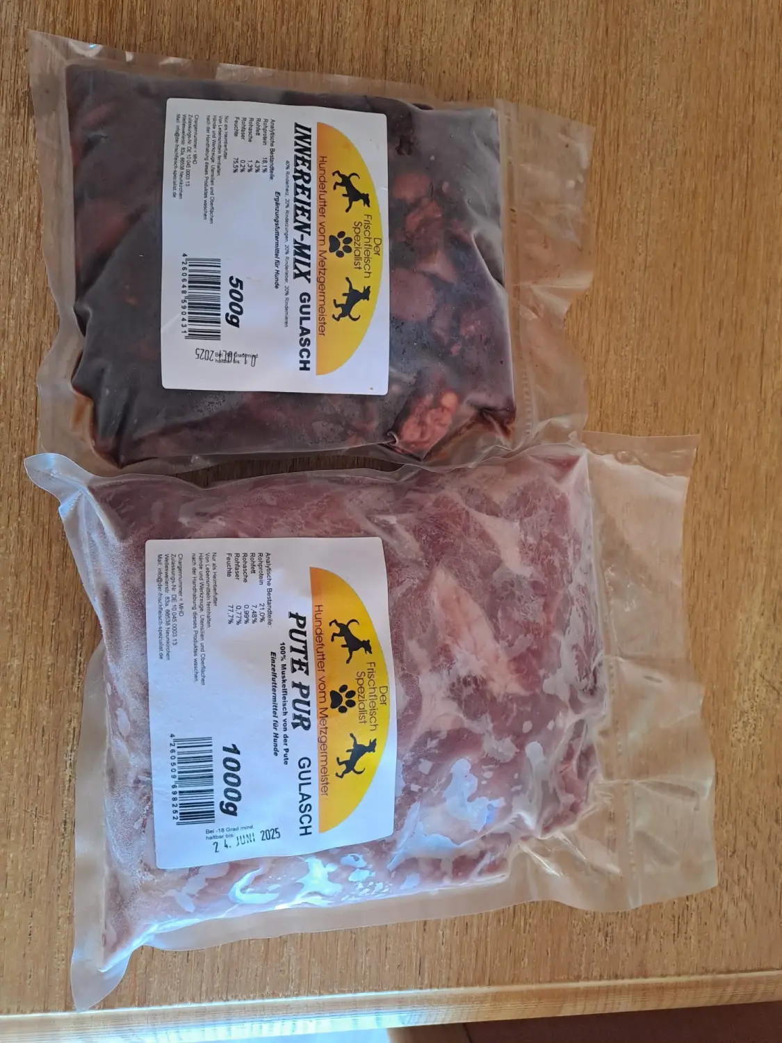 Fleisch von Scheidhauer s Hundeglück 